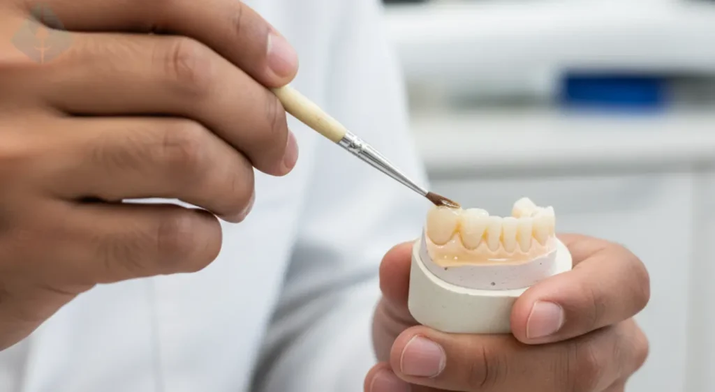 The detailed craftsmanship required for creating functional custom porcelain veneers